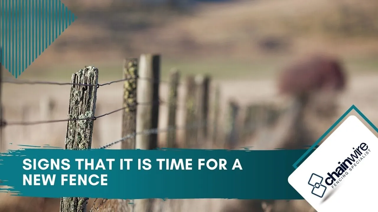 An ageing rural fence line showing wear
