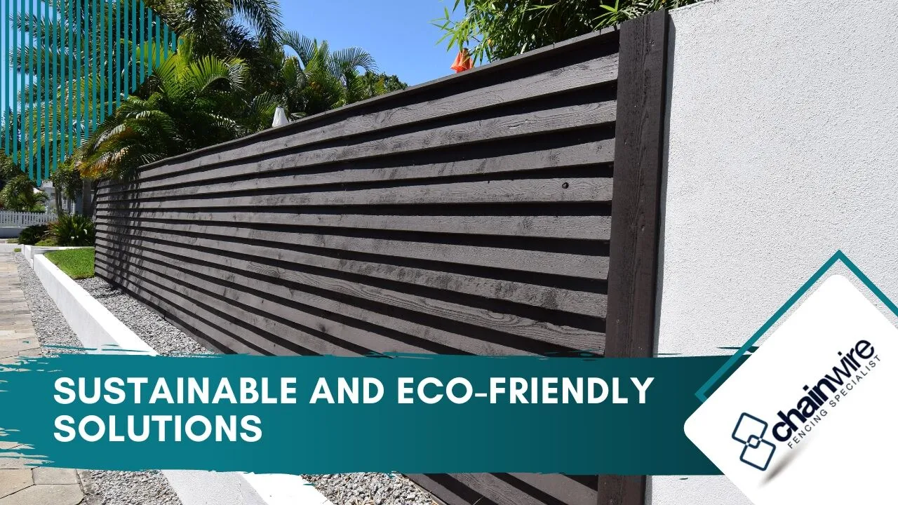 Modern steel fencing panels with a clean minimalist profile