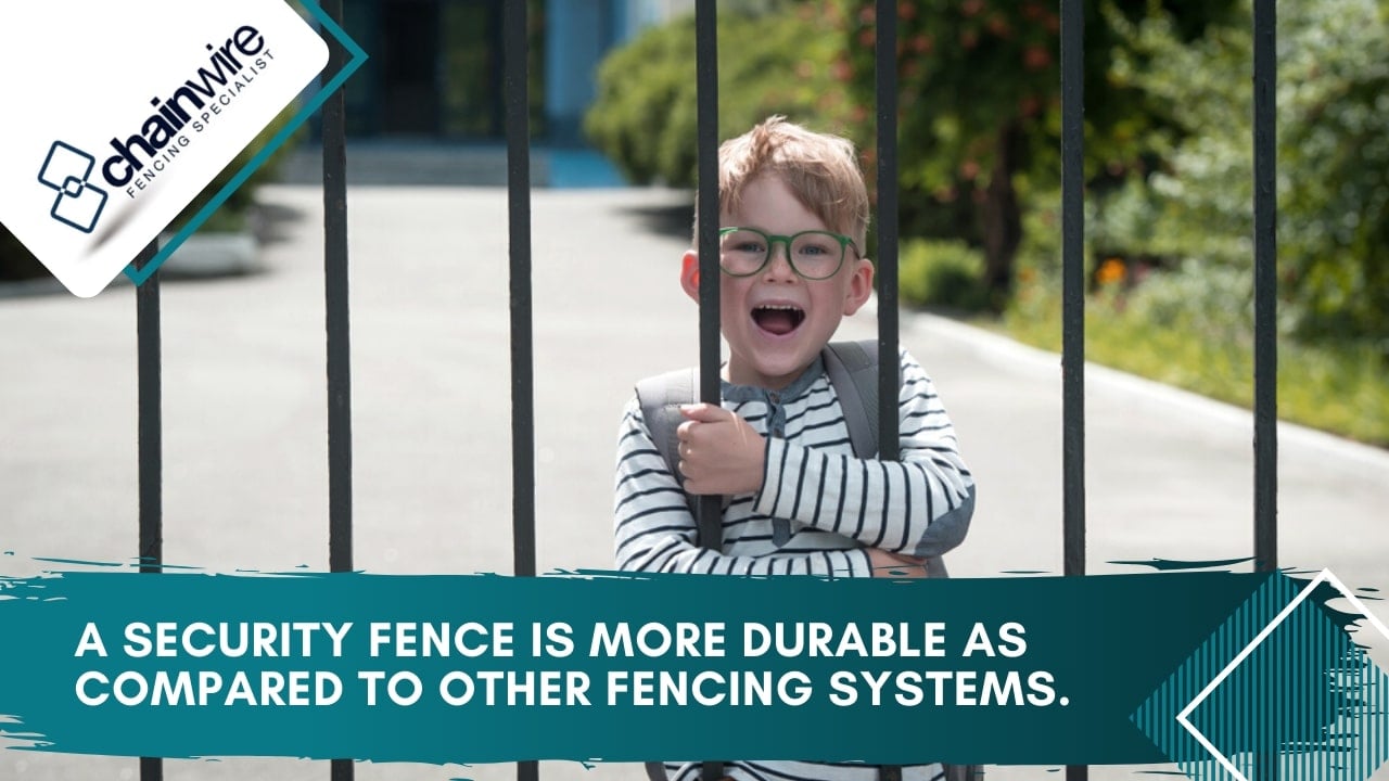 How Security Fencing can Keep Students Safe - security fencing A security fence is more durable as compared to other fencing systems.