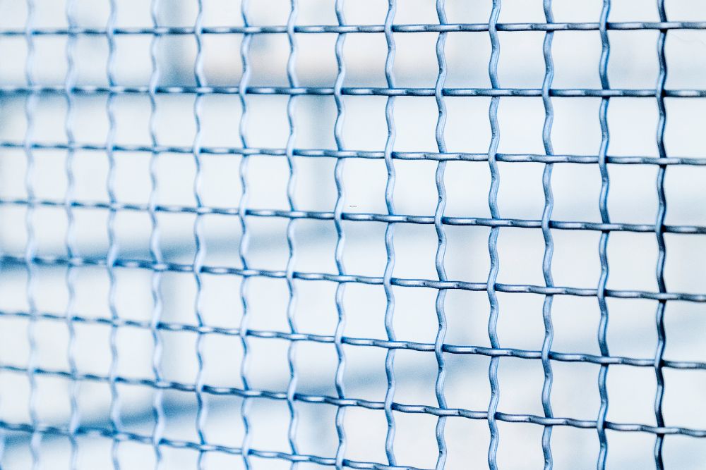 Close-up of welded sports mesh fencing used by Chainwire Fencing Specialist in Newcastle