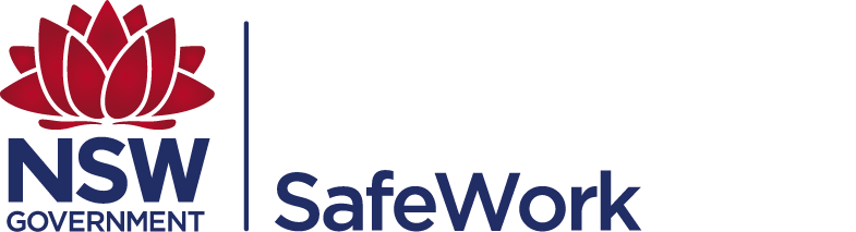 NSW Government SafeWork logo used to indicate compliance with site safety regulations