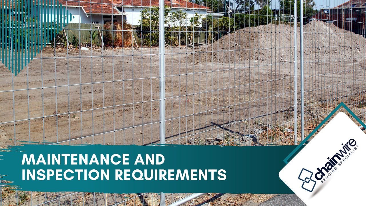 Temporary Fencing Compliance for Construction Sites in NSW - Fencing A temporary wire grid fence enclosing an empty dirt construction lot with a large soil mound.
